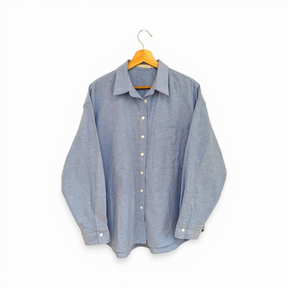 Ellison Blue Oxford Button-Down Shirt